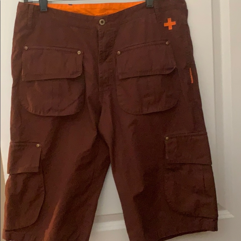JC de Castelbajac Rossignol Large Cargo Shorts